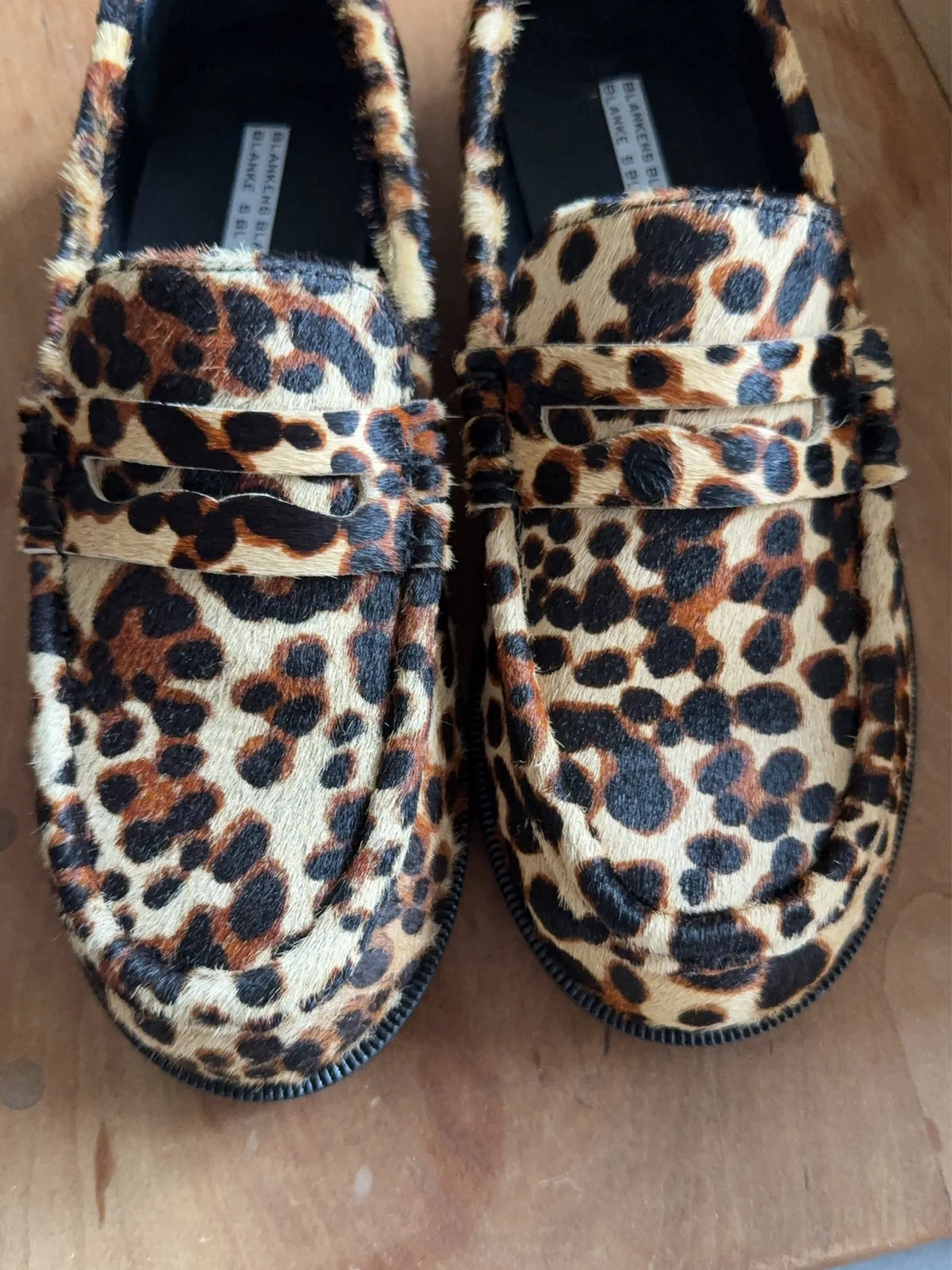 Blankens The Celeste-skinnloafers NWOT