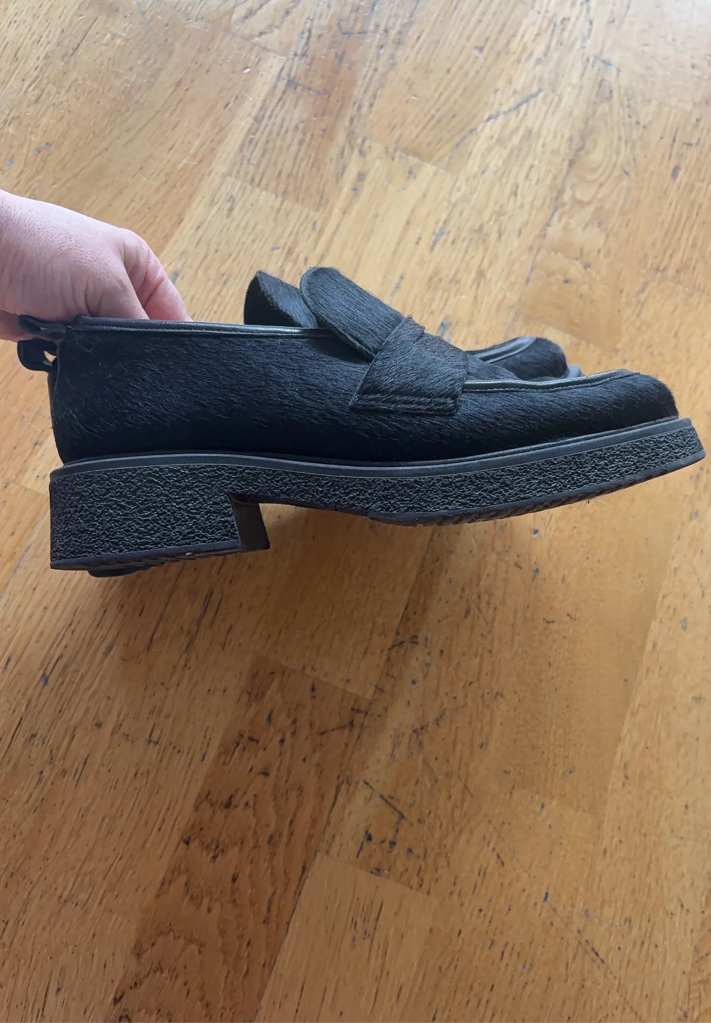 Blankens-skinnloafers