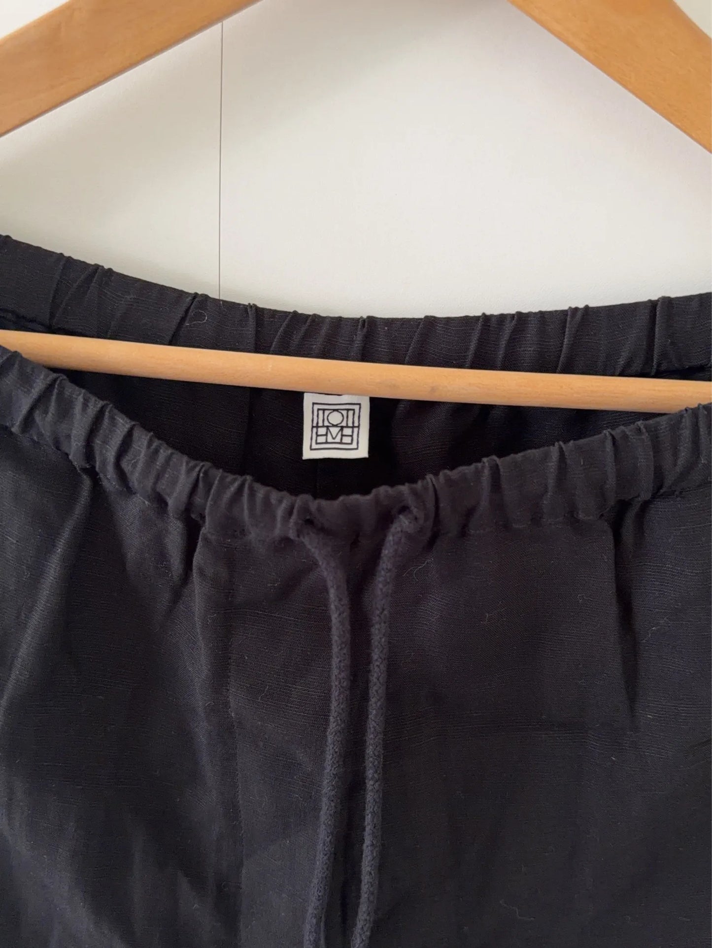 Toteme Press-creased Drawstring Trousers