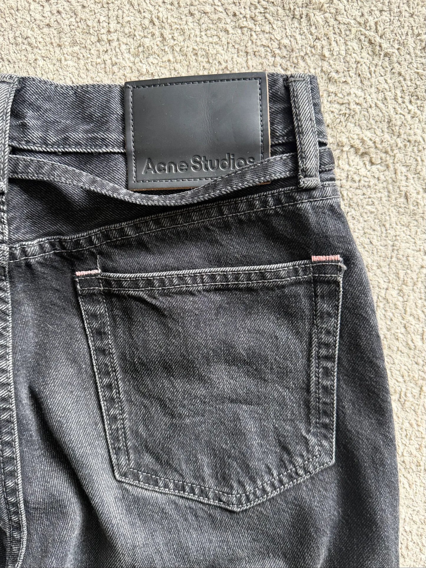Acne Studios 1991 Toj Vintage Black Jeans