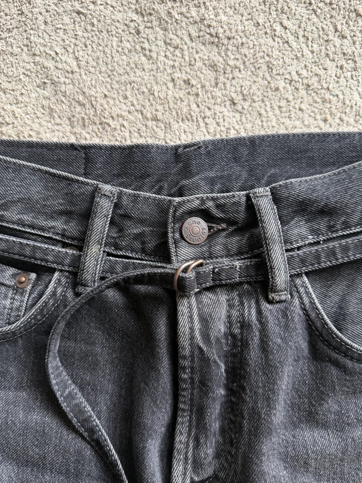 Acne Studios 1991 Toj Vintage Black Jeans