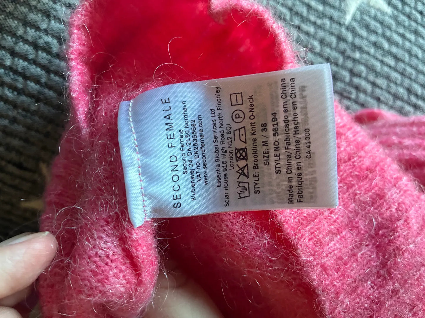 Second Female Brooklyn O-knit-ulltröja
