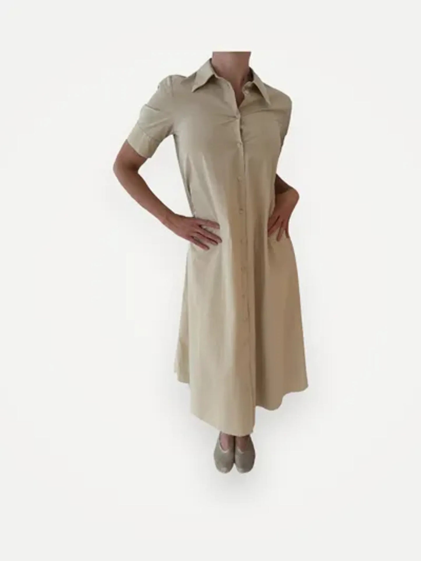 Ottod'Ame Abito Chemisier Lungo Dress