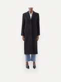 Toteme Single Breasted Wool-blend Bouclé Coat