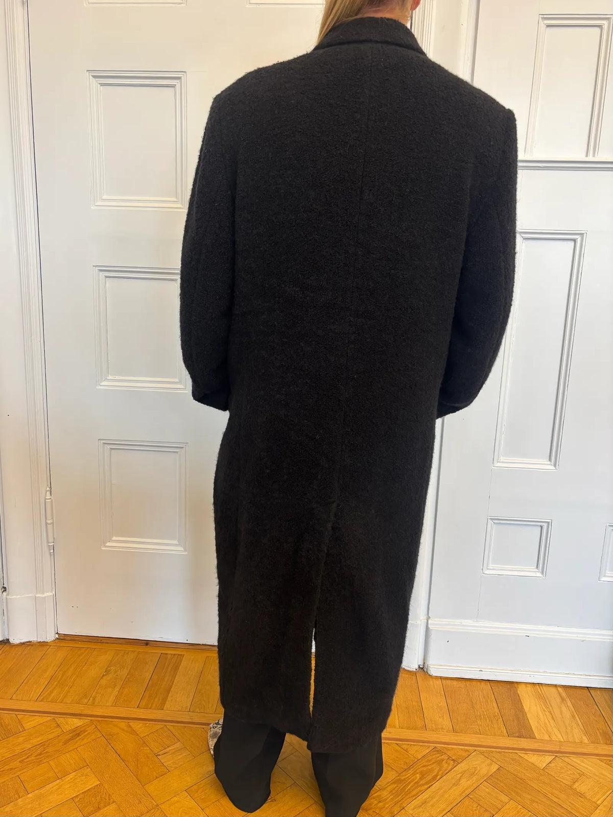 Toteme Single Breasted Wool-blend Bouclé Coat