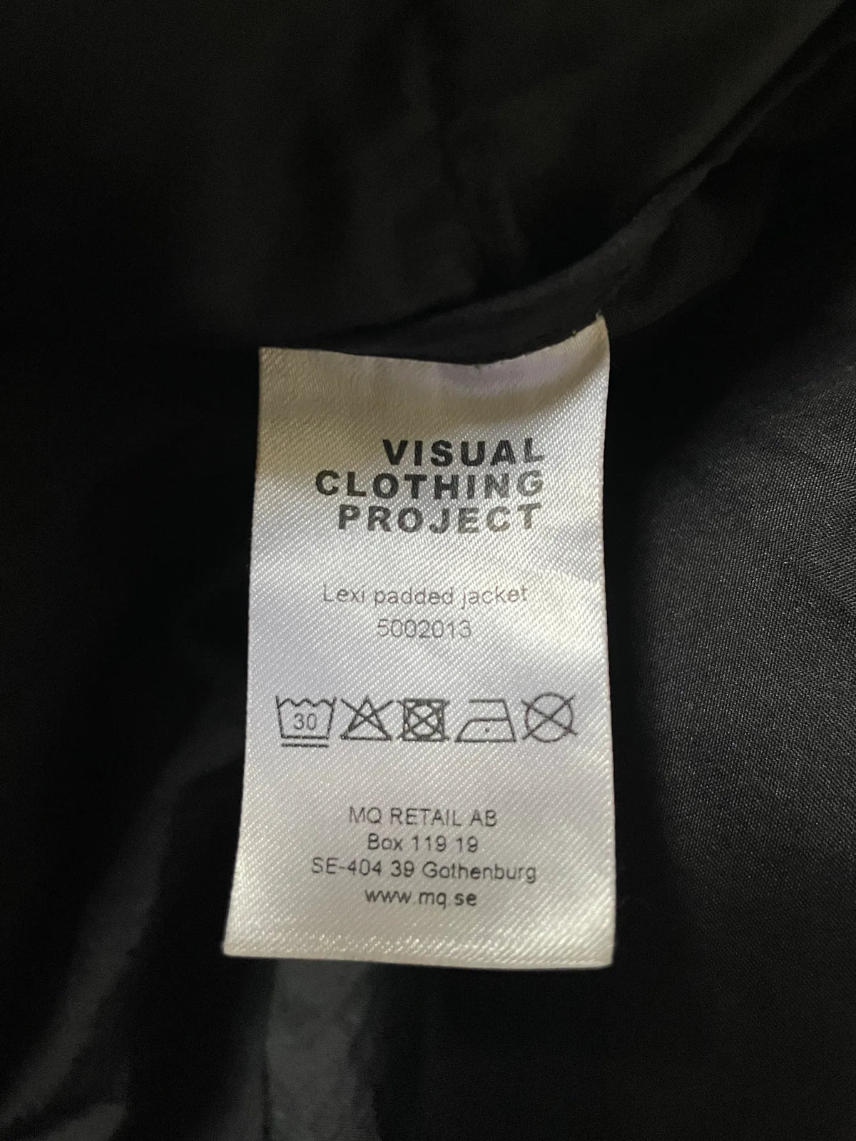 Visual Padded-dunjacka NWOT