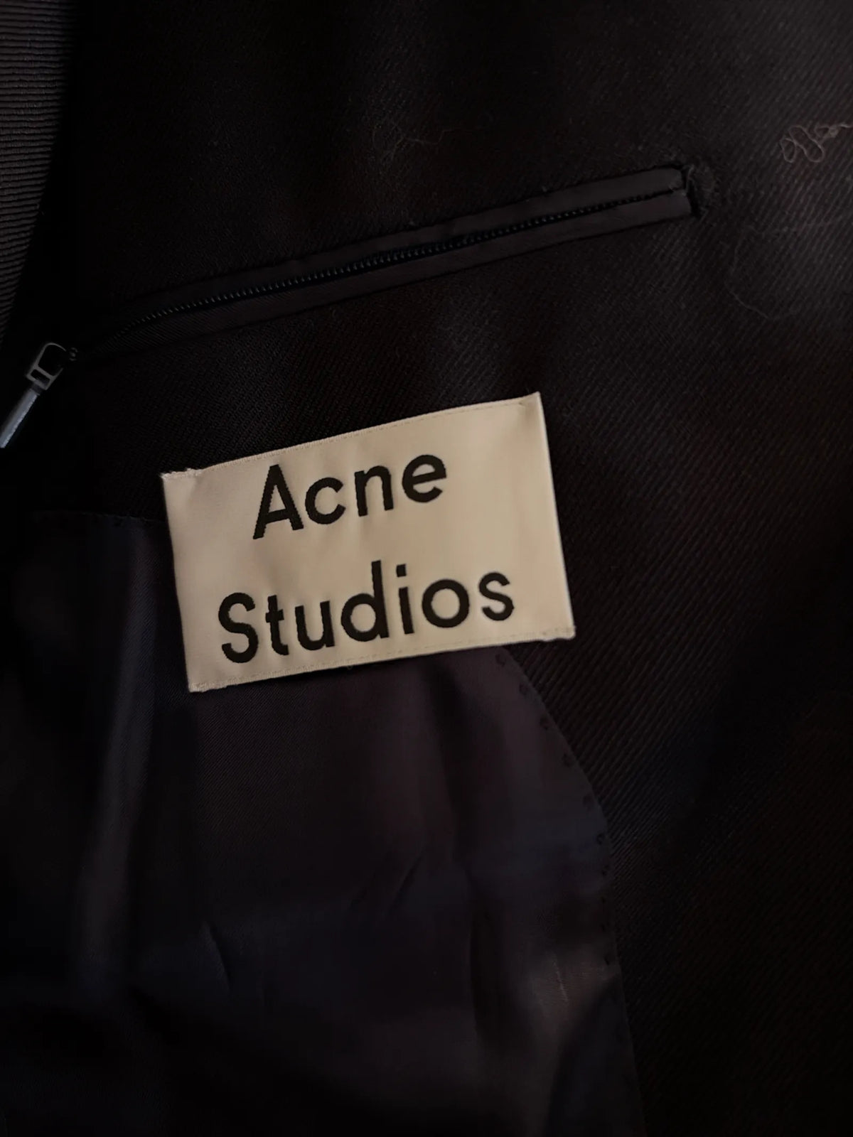 Acne Studios Aaron-ullkostym NWOT