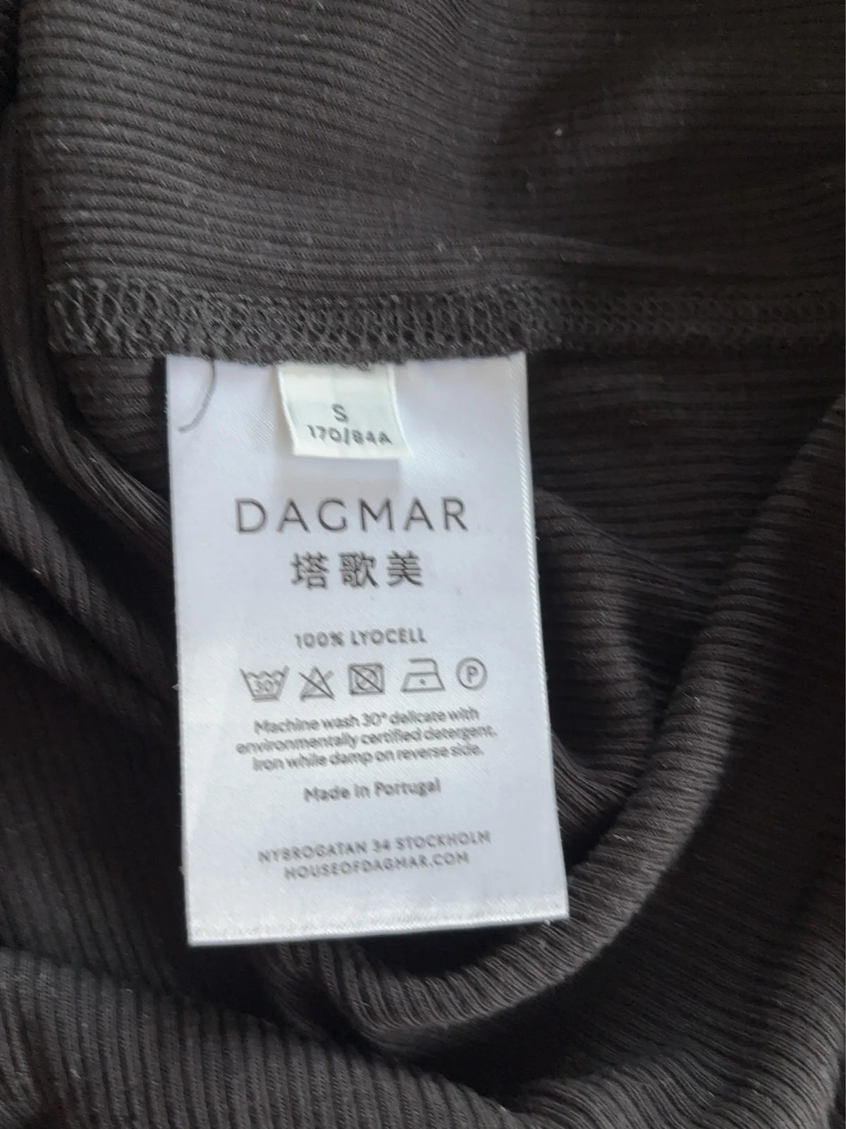 Dagmar Fitted Ribb-t-shirt