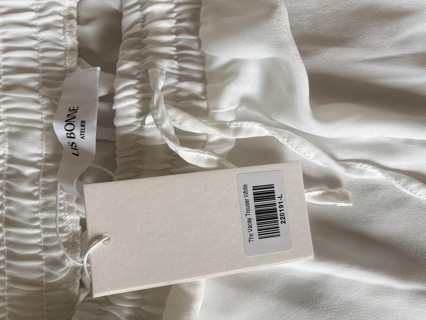 Lis Bonne Atelier The Vacay White Trousers