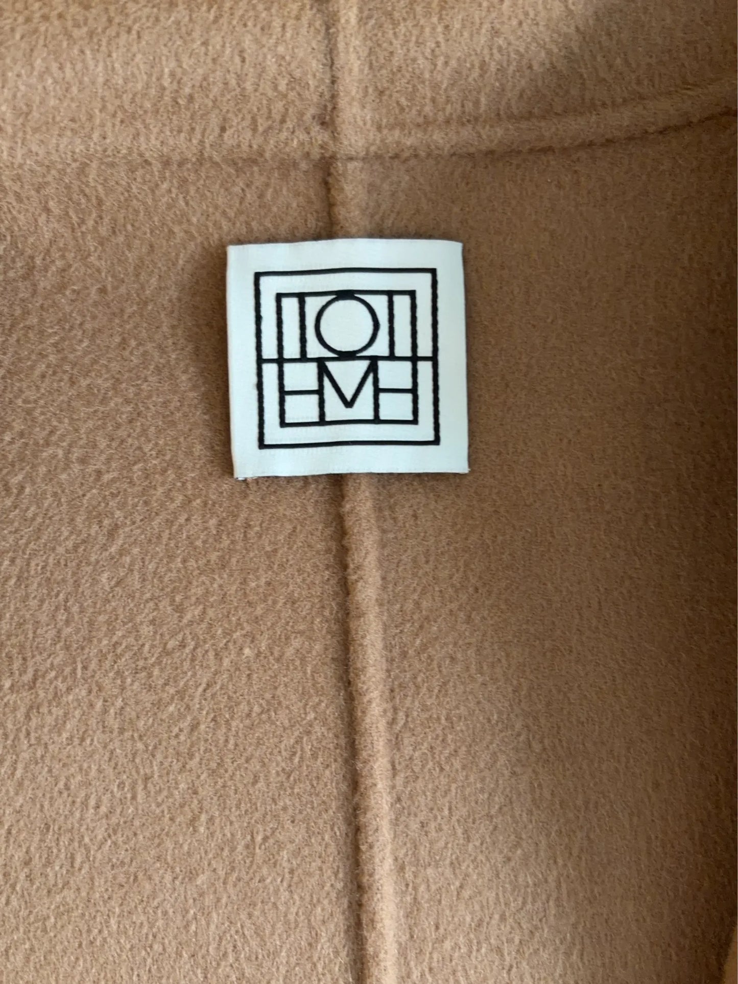 Toteme Signature Wool Cashmere Camel-ullkappa