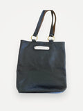 Blankens The Memphis Black Large Grain Double Sided Tote-skinnhandväska