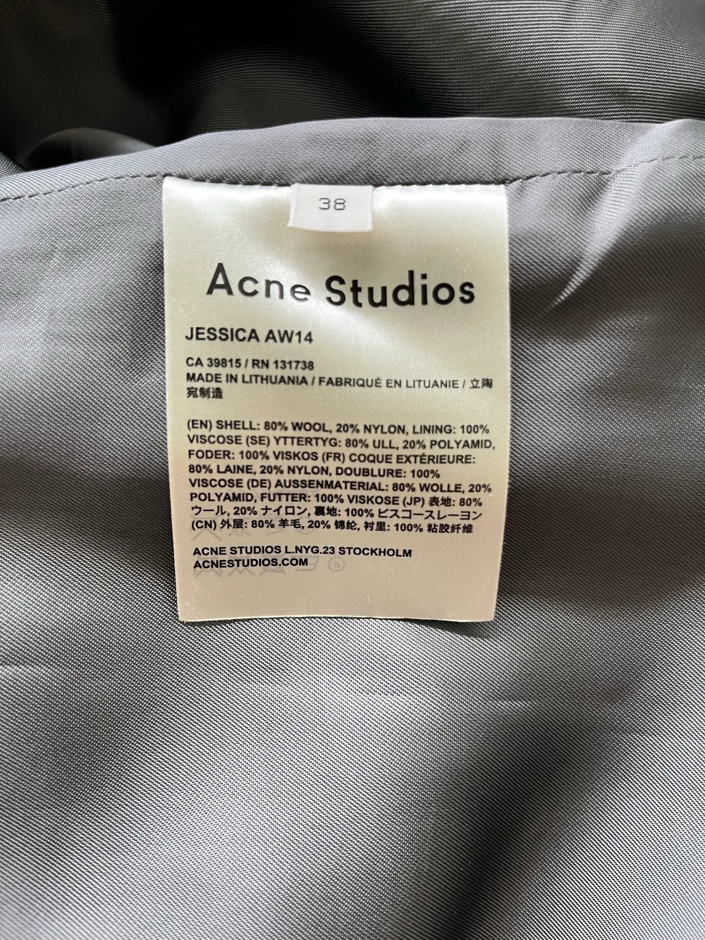 Acne Studios Jessica-ullblus
