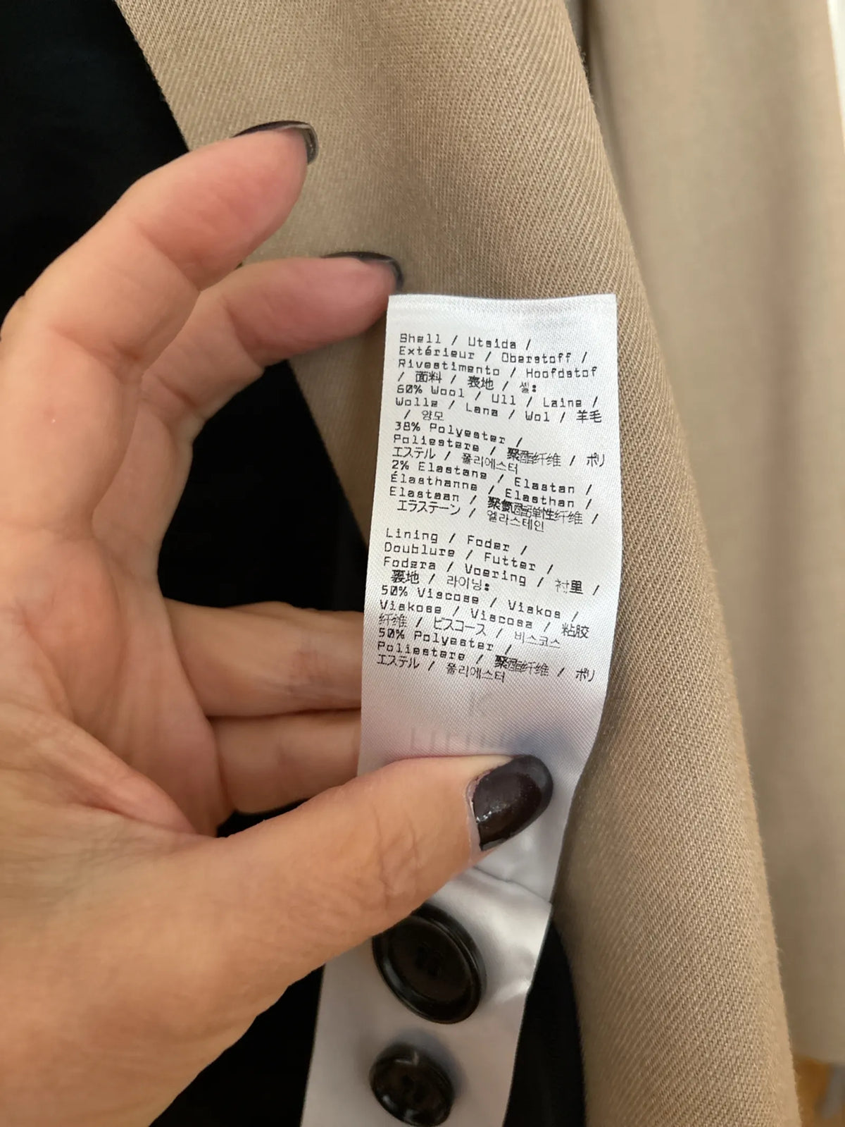 Filippa K Alison Flannel-ullkavaj