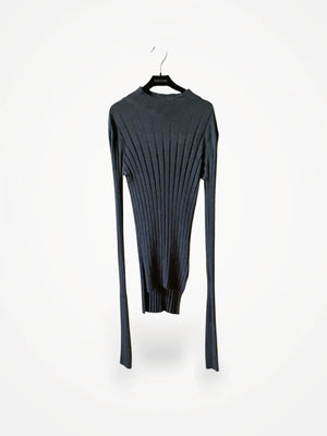 Theory Wide Rib Mockpo Refine Sweater