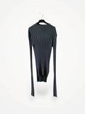 Theory Wide Rib Mockpo Refine Sweater