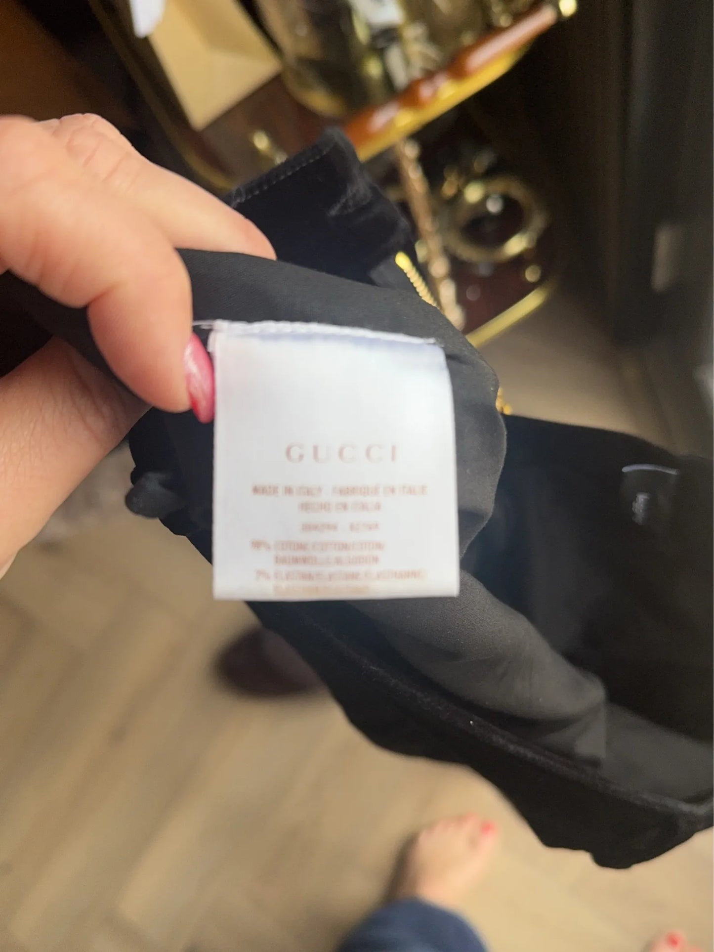 Gucci Velvet Trousers
