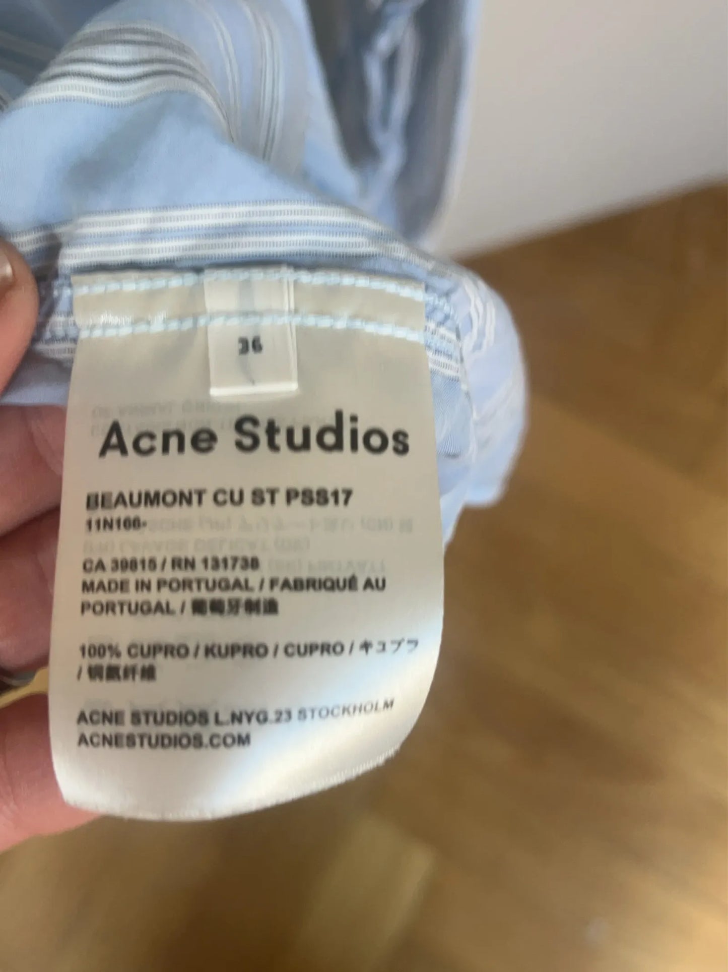 Acne Studios-skjorta