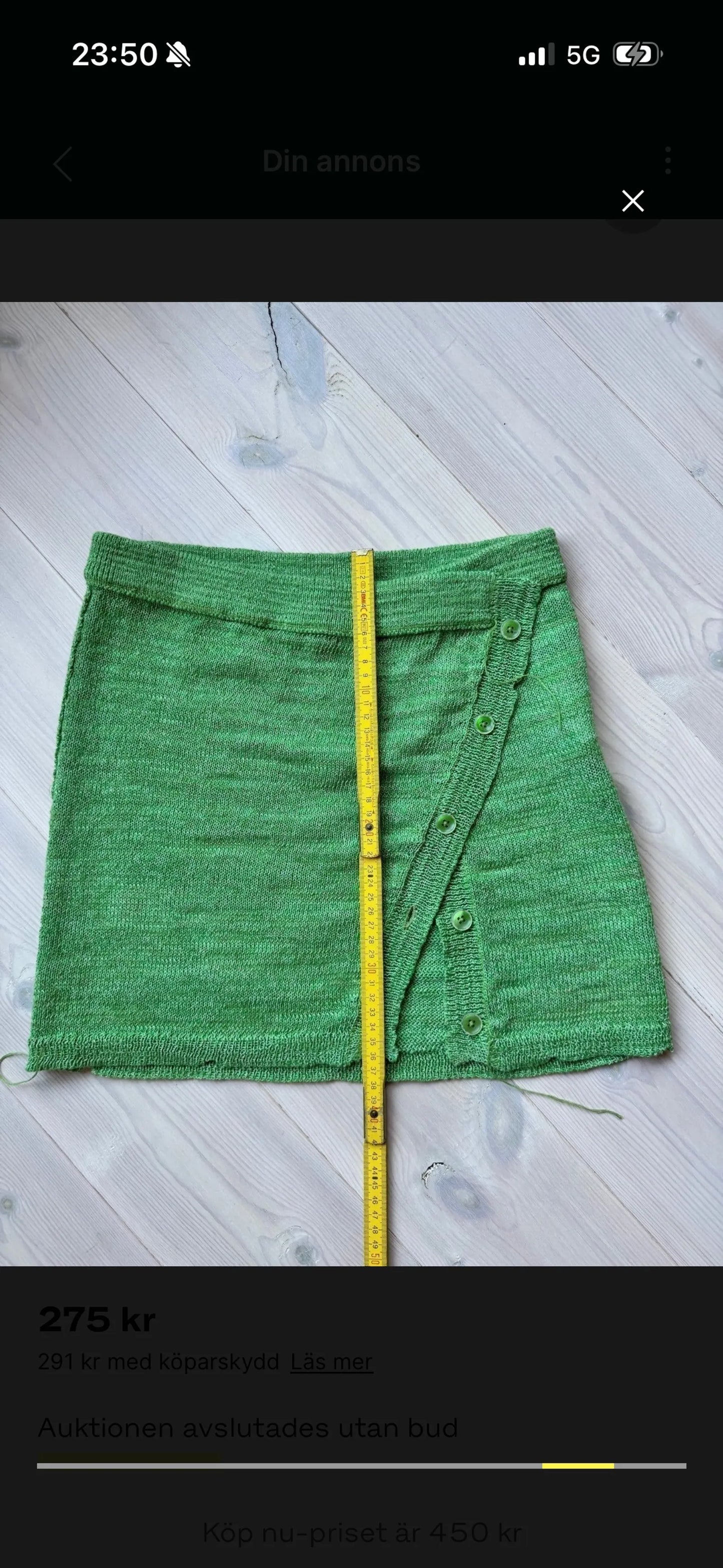 Acne Studios-linnekjol NWOT