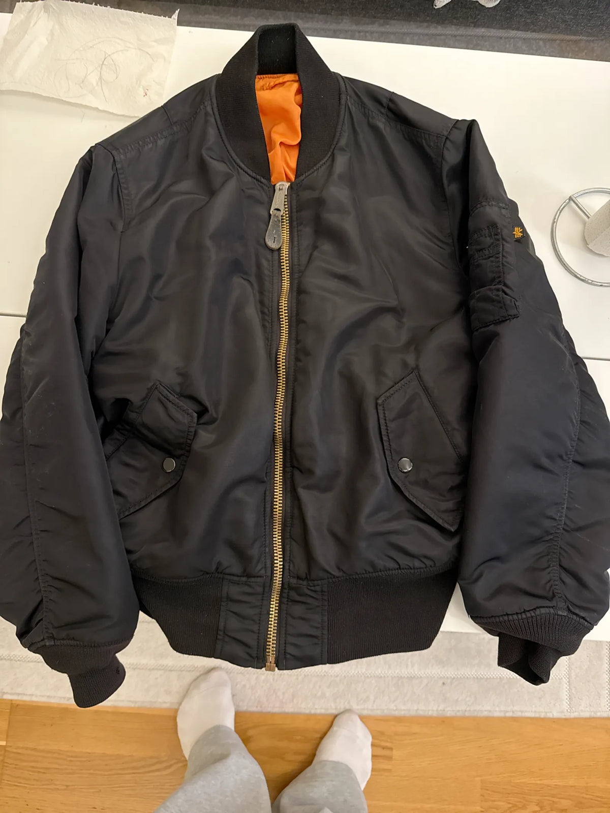 Alpha Industries Ma-1 Heritage - Black Jacket