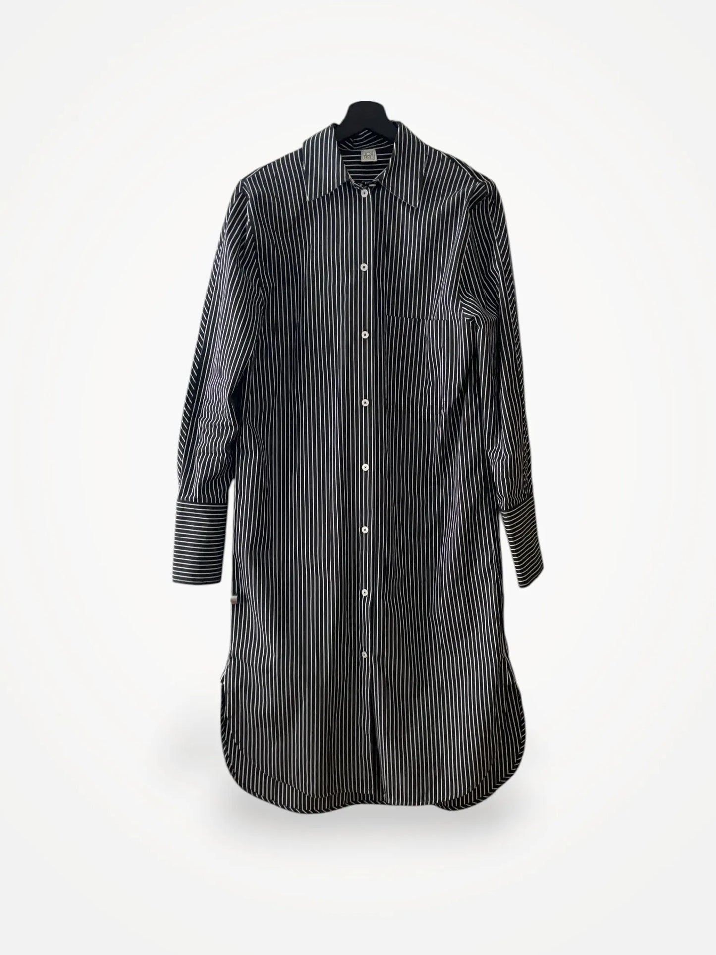 Toteme Striped Sleeve Shirtdress Dress