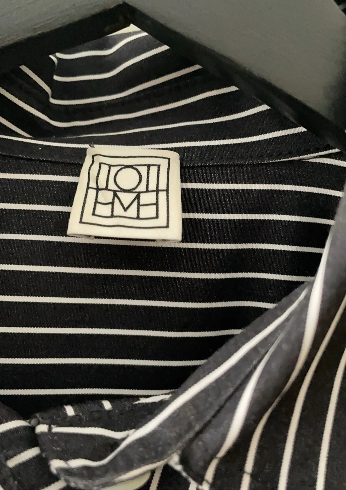Toteme Striped Sleeve Shirtdress Dress