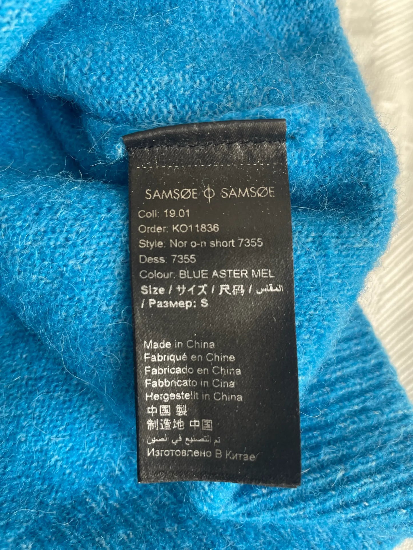Samsøe Samsøe Nor O-n Short-ulltröja