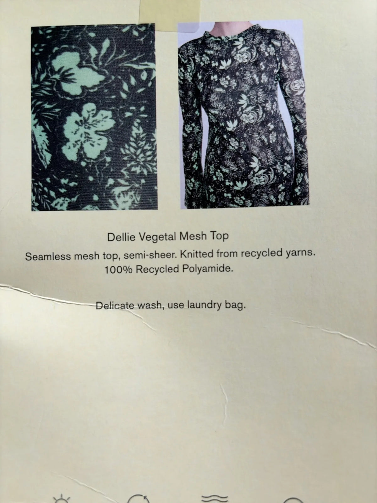 Rodebjer Dellie Vegetal Mesh-tröja NWT