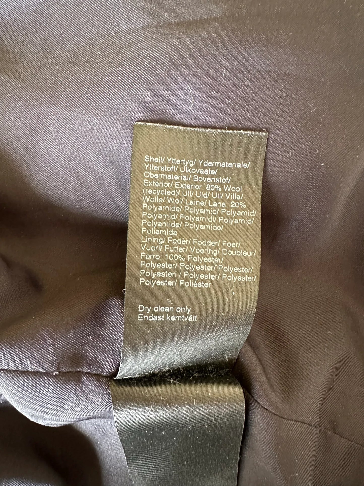 Filippa K Penny Peacoat-ulljacka