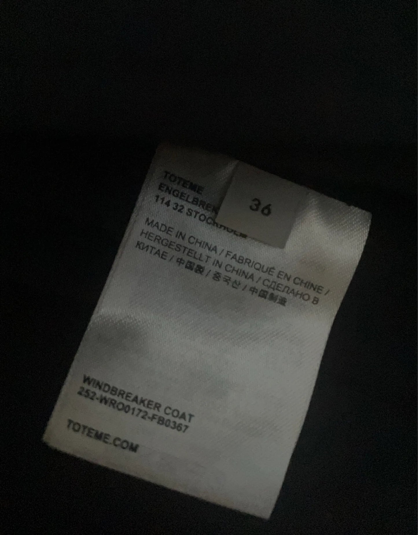 Toteme Windbreaker-rock