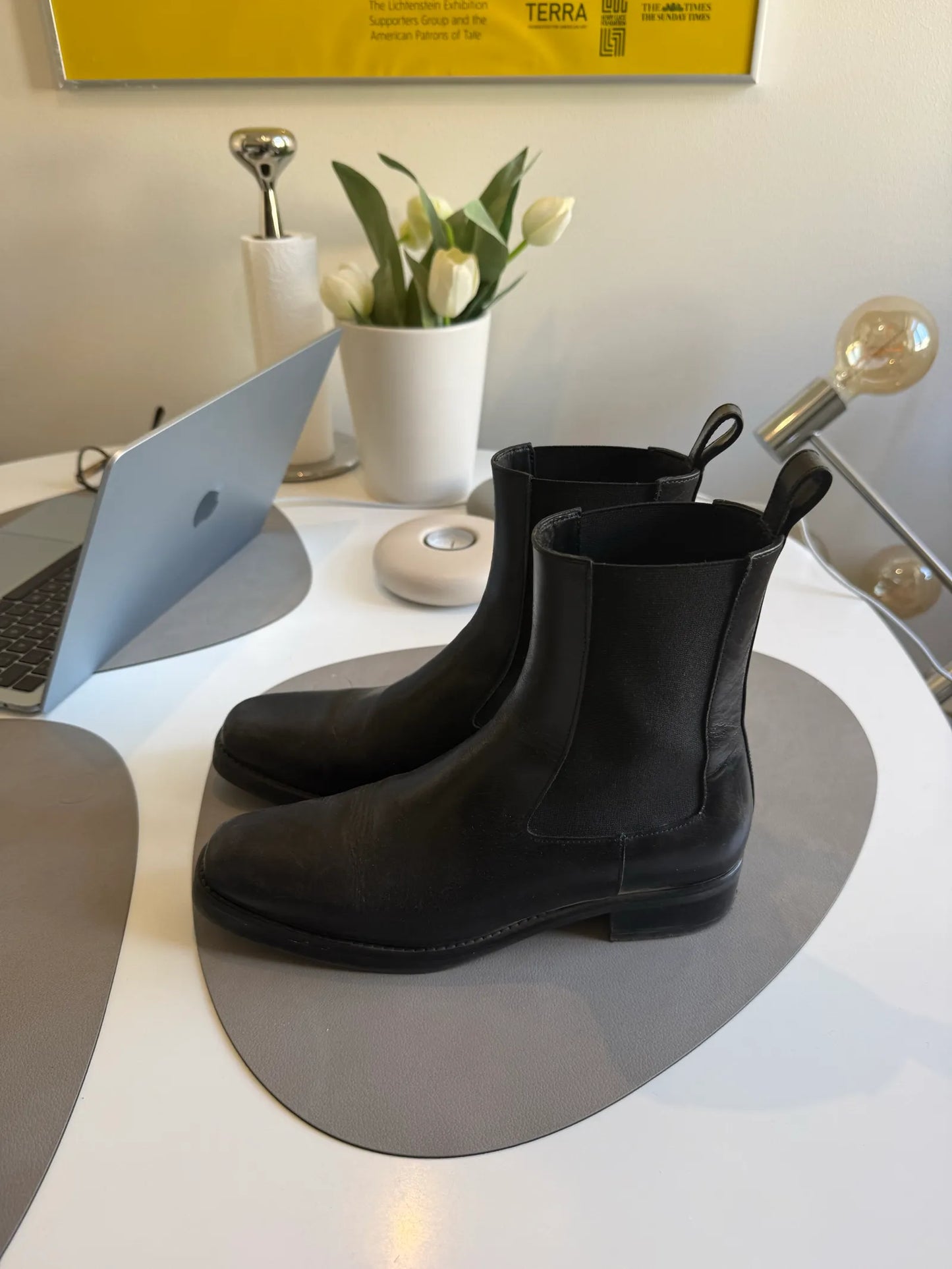 Cos Chelsea Leather Boots