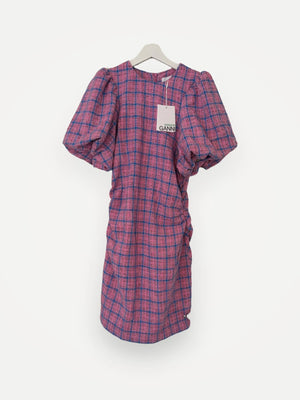 Ganni Check Suiting Mini-klänning NWT