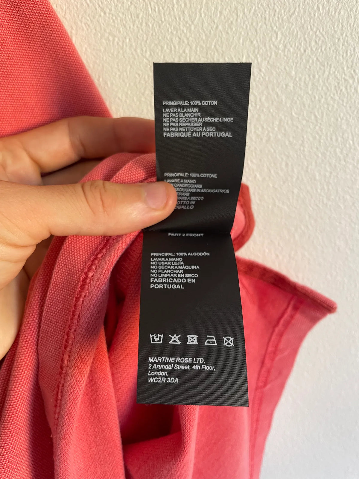 Martine Rose S/s 26 Oversized Polo-piké