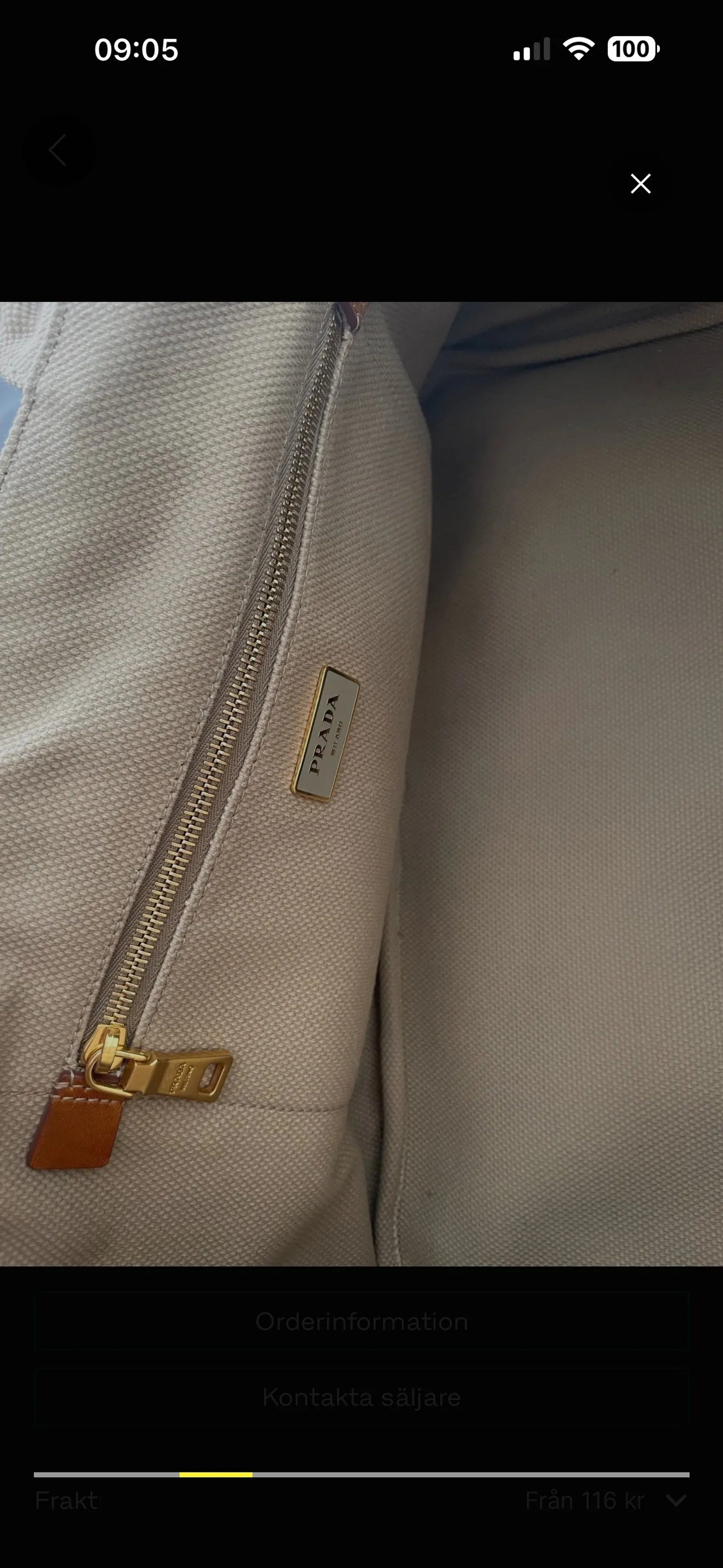 Prada Canapa Tote-handväska