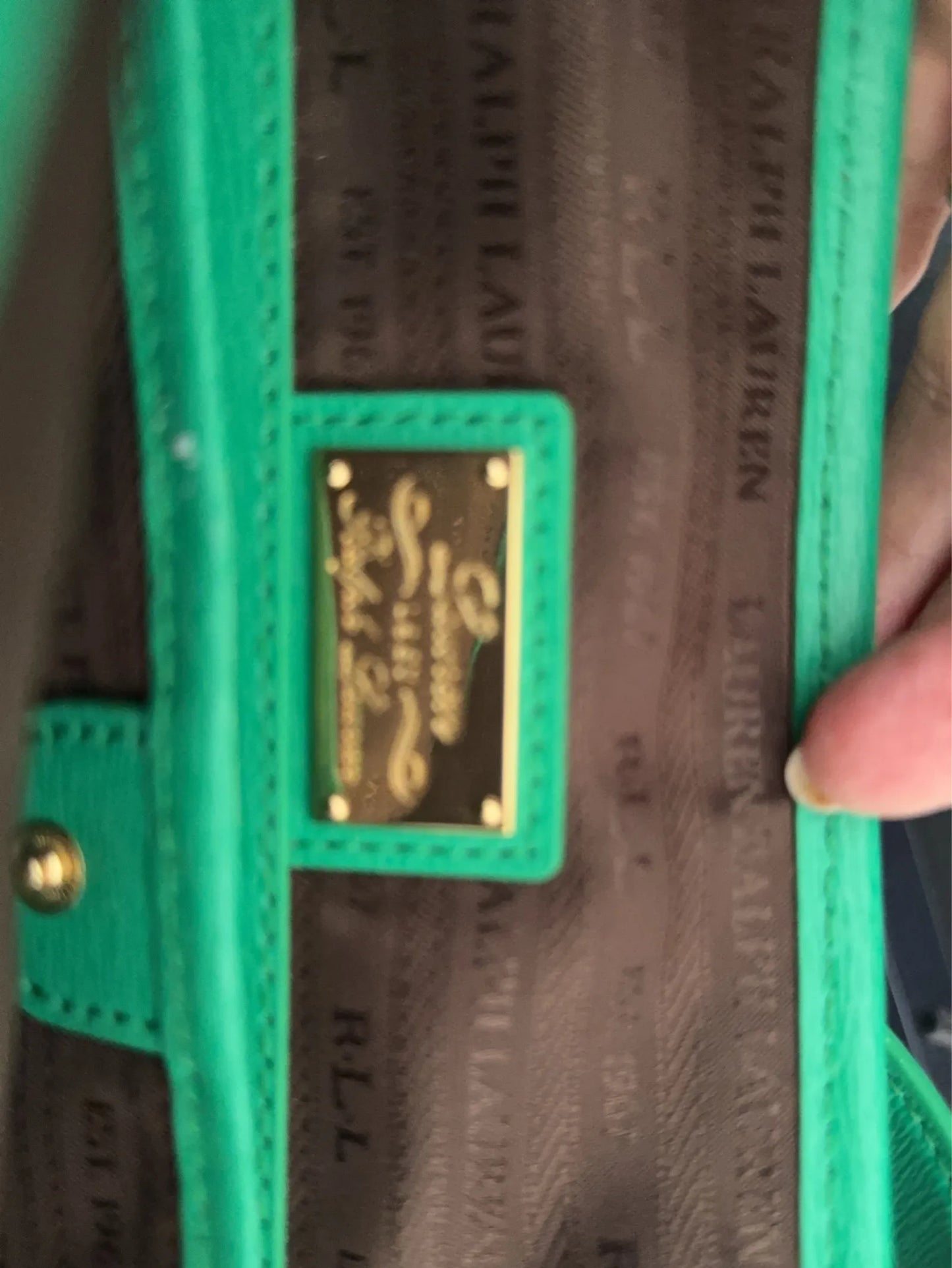 Ralph Lauren-handväska NWOT