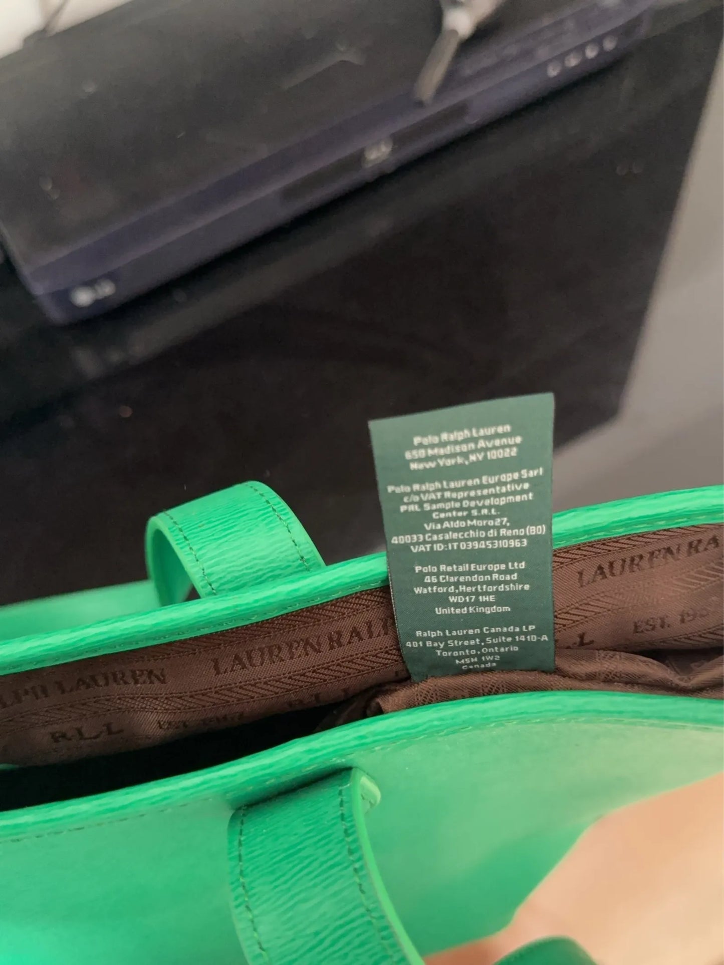 Ralph Lauren-handväska NWOT