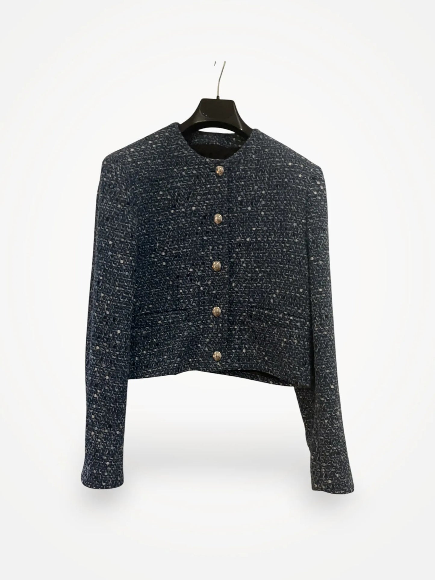 Anine Bing Amber Tweed Blazer