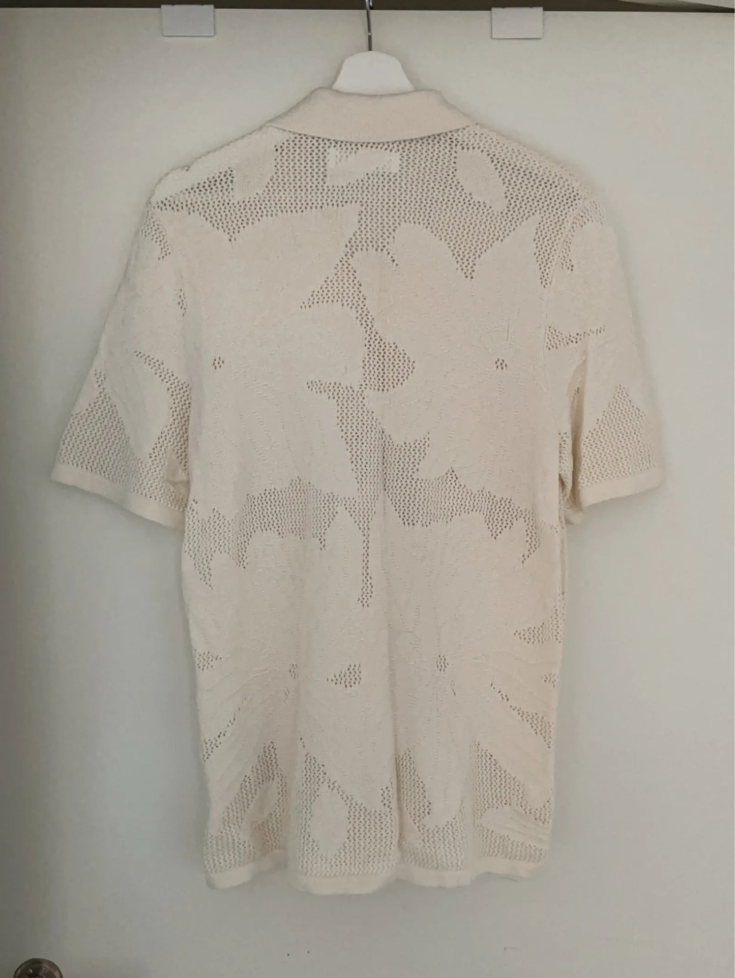 Samsøe Samsøe Saconald - Clear Cream-skjorta NWOT