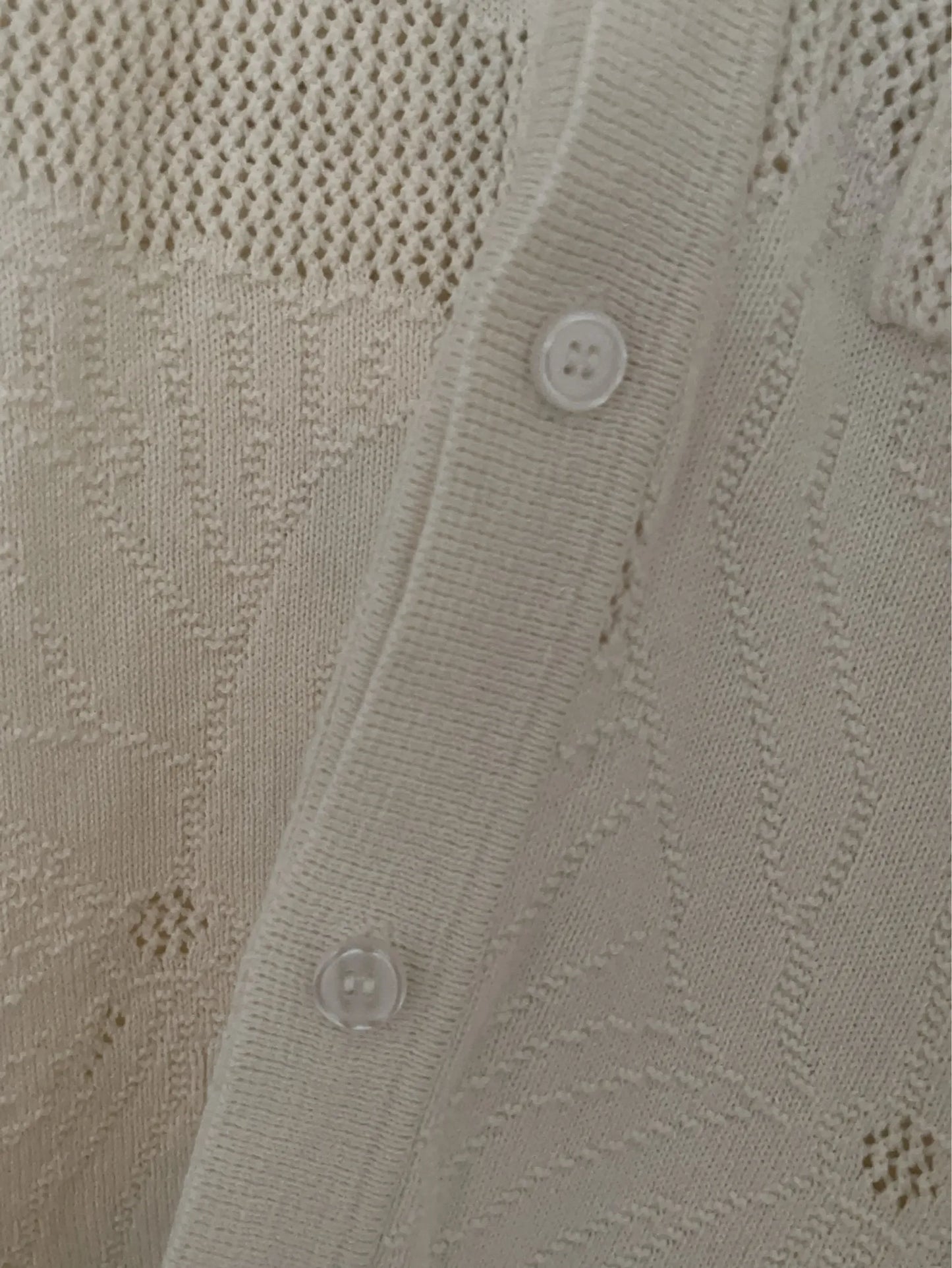 Samsøe Samsøe Saconald - Clear Cream-skjorta NWOT