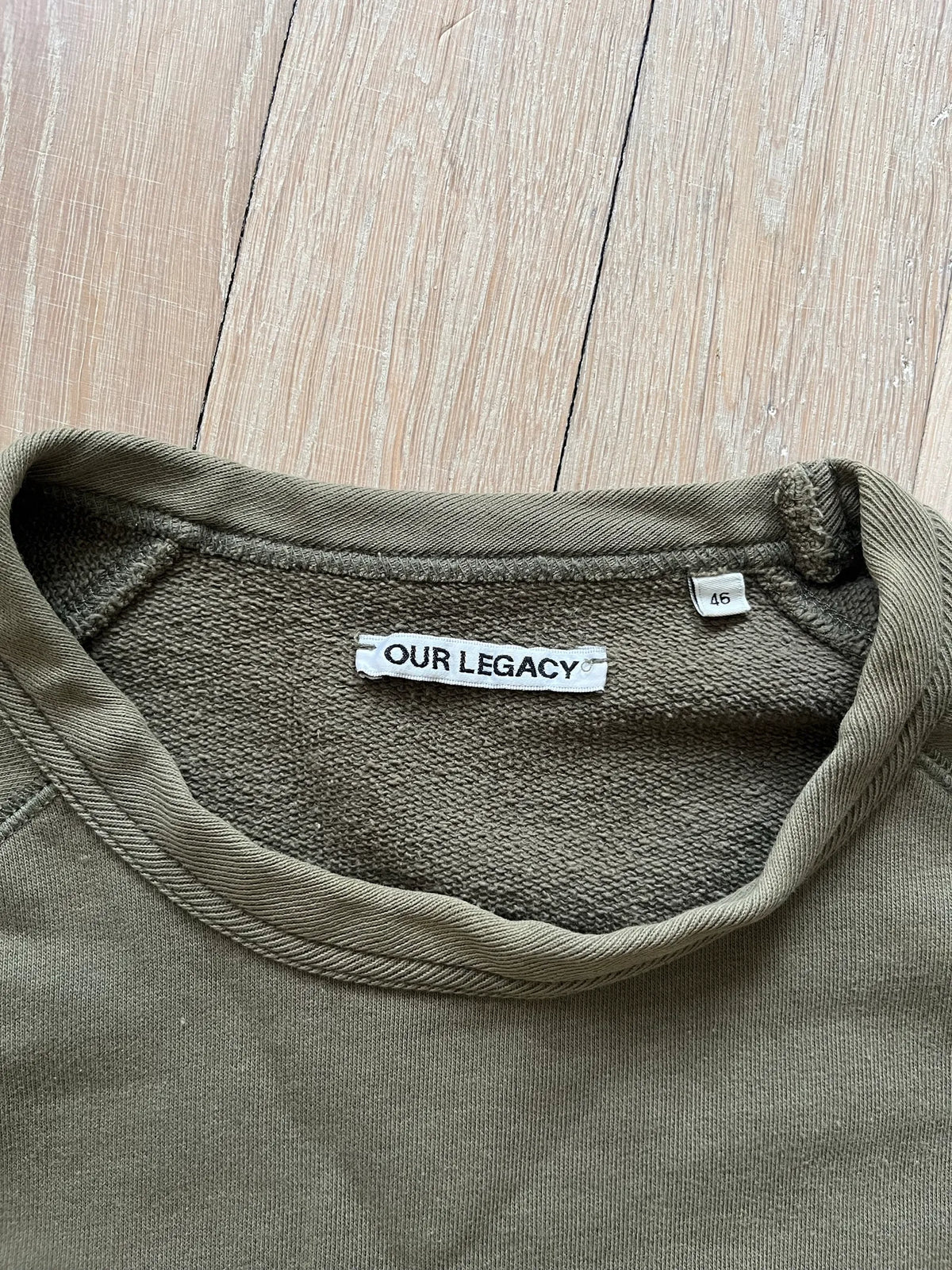 Our Legacy Olive Sweat Sweatshirt