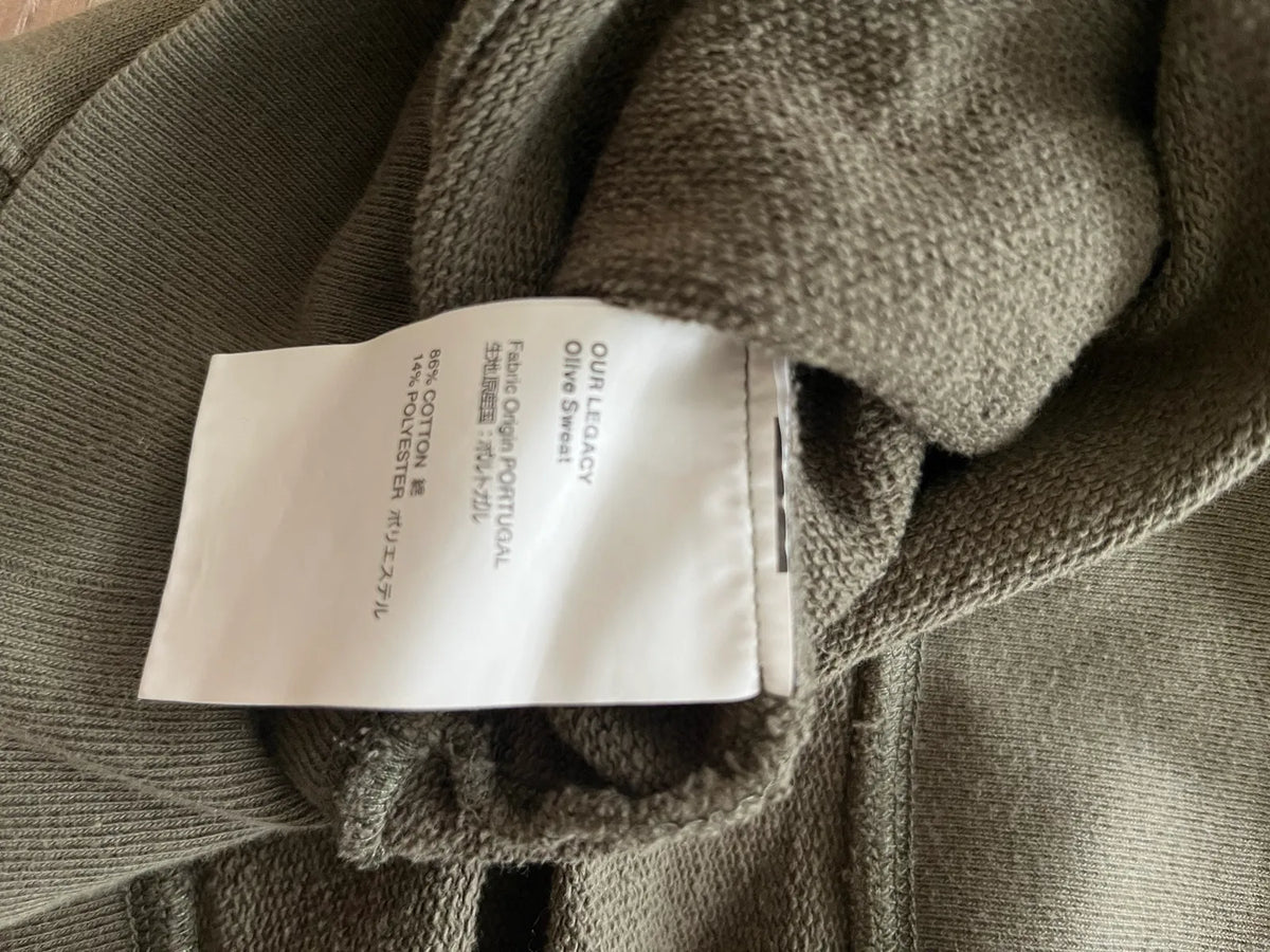 Our Legacy Olive Sweat Sweatshirt