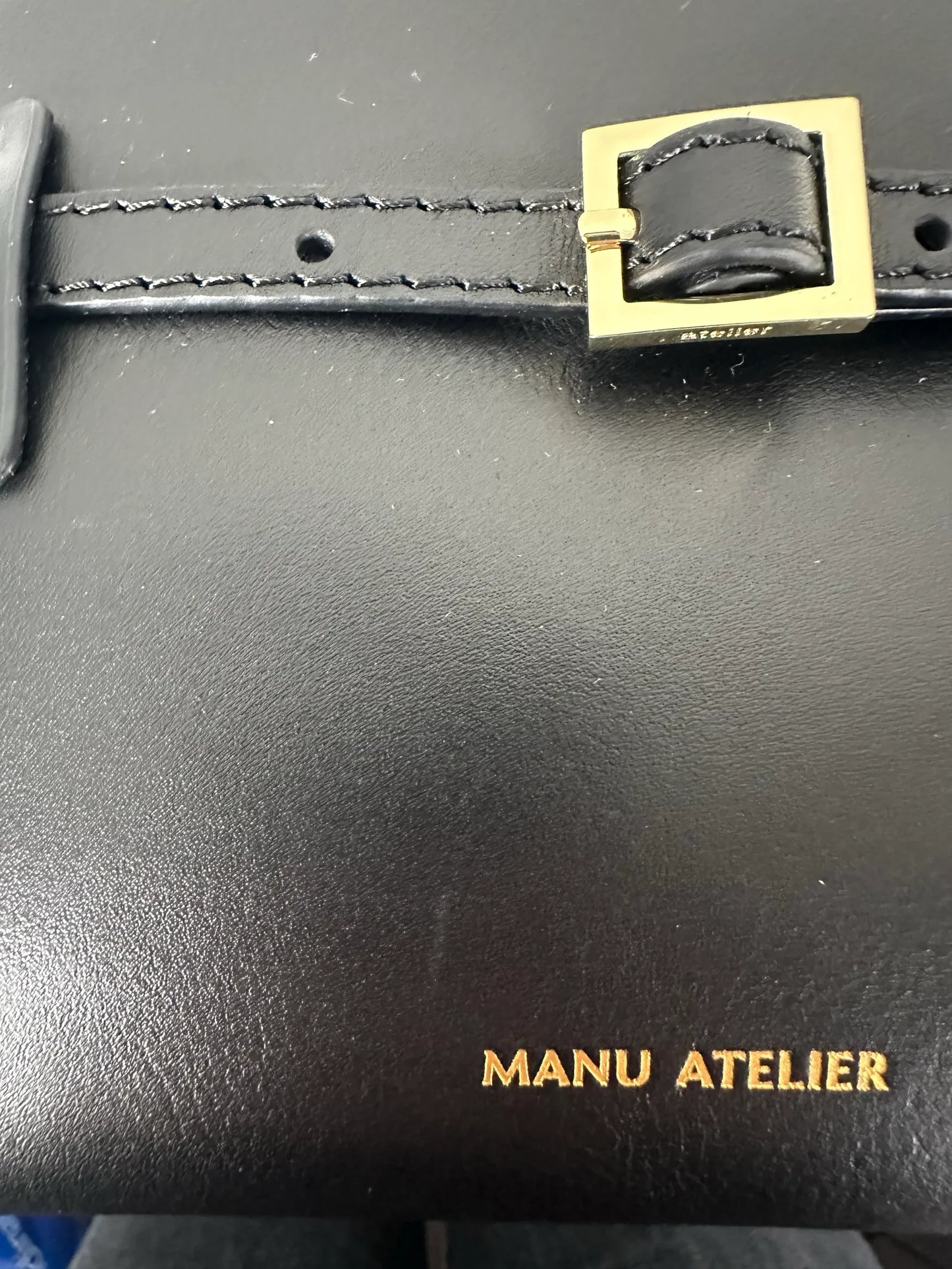 Manu Atelier Le Cambon 20-skinnhandväska NWT