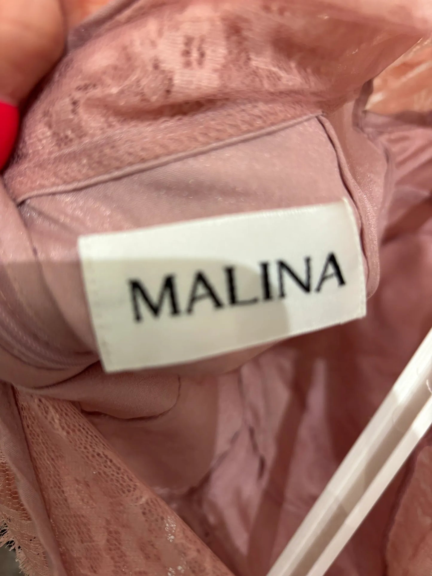 Malina Carmine Dress