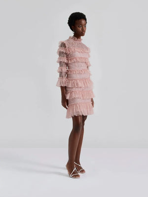 Malina Carmine Dress