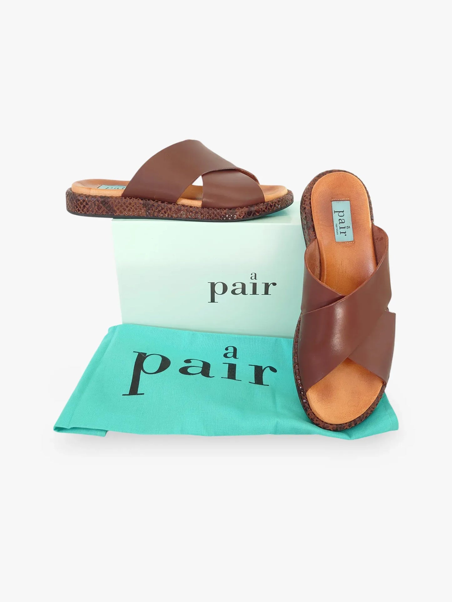 Apair Plateau Cross Mix Sandals