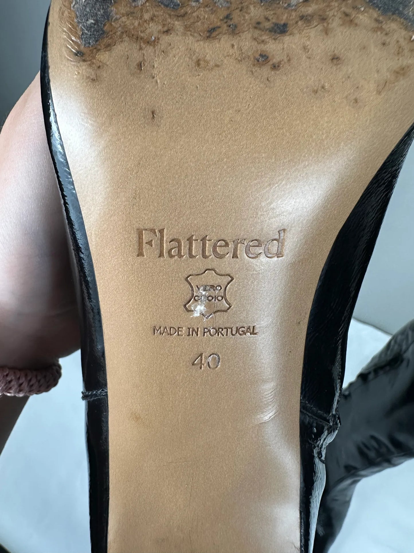 Flattered Carmen Patent leather-skinnboots