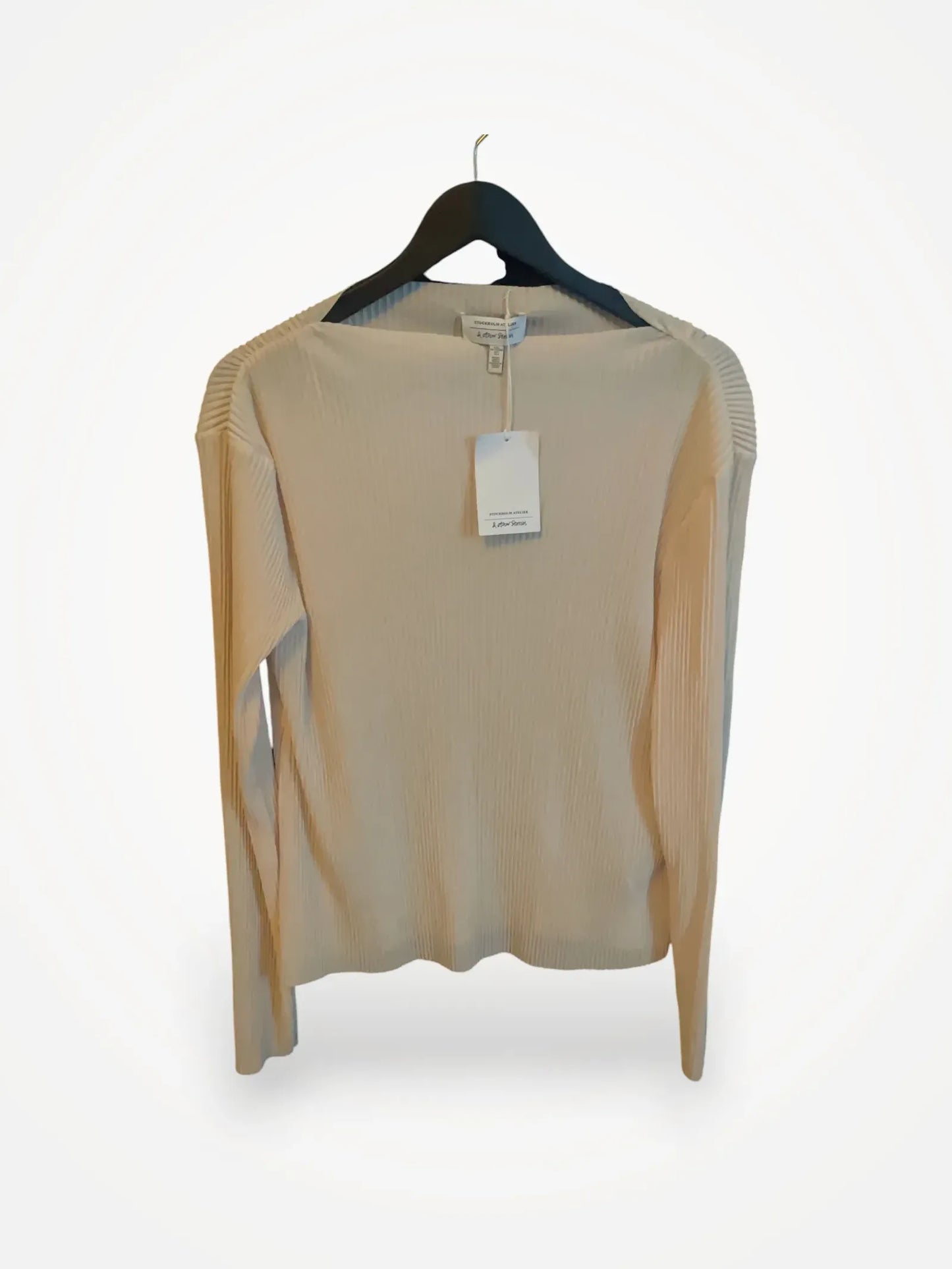 & Other Stories Light Pink Stretch Blouse