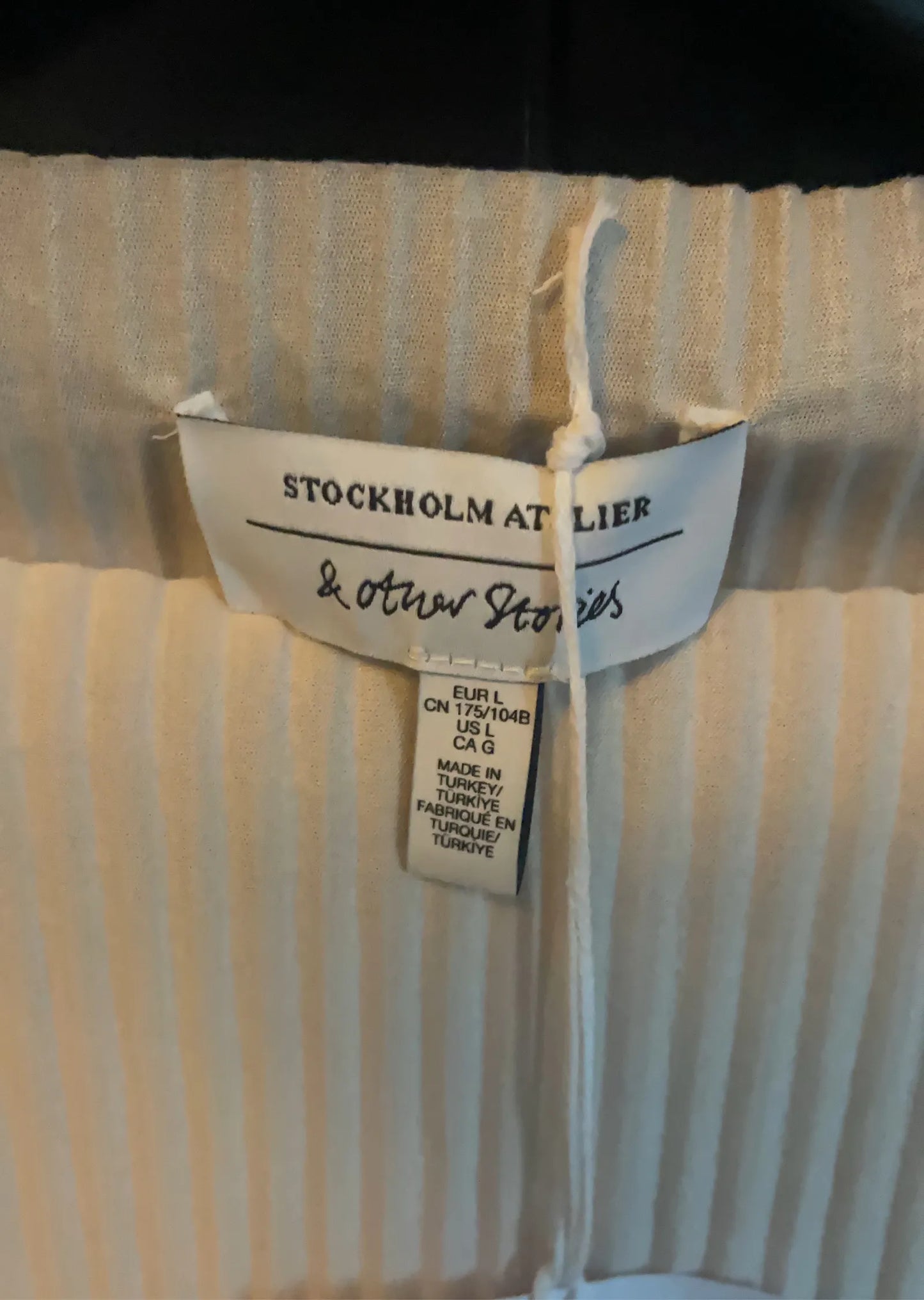 & Other Stories Light Pink Stretch Blouse