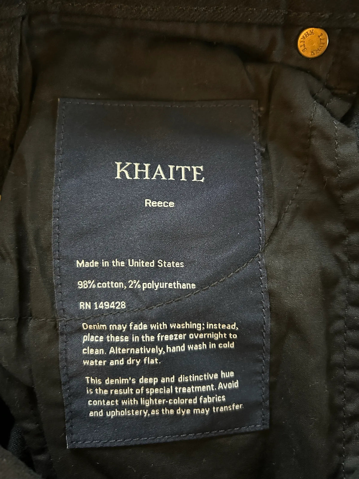 Khaite Reece-jeans NWOT