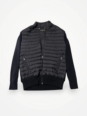 Balmain Paneled Wool Knit-dunjacka NWOT