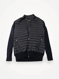 Balmain Paneled Wool Knit-dunjacka NWOT